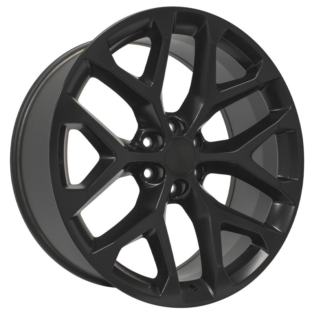 24x10 OE Wheels CV98B Satin Black Wheel 6x5.5 (24mm)