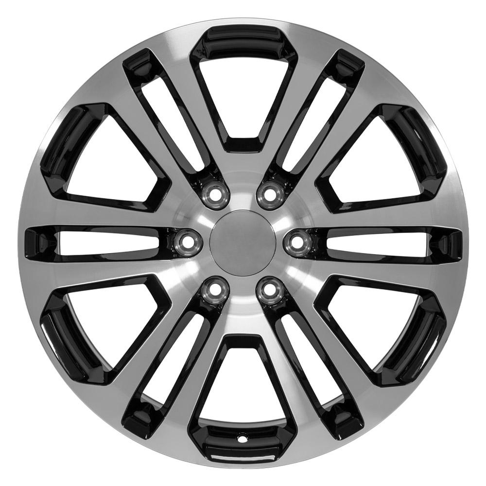 20x9 OE Wheels CV99 Black Machined Wheel 6x5.5 (31mm)