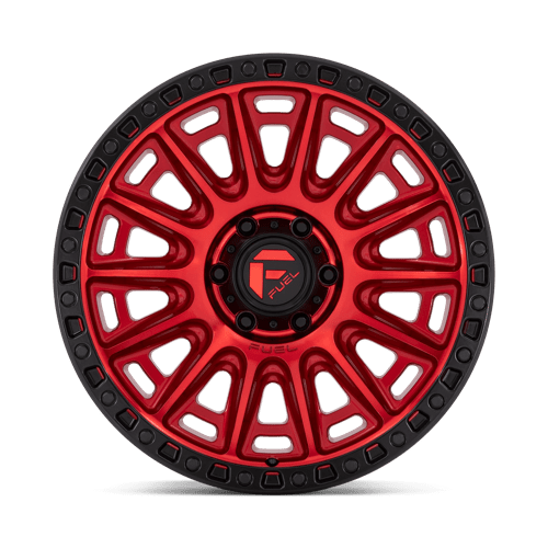 20x9 Fuel Off-Road D834 Cycle Candy Red With Black Ring Wheel 6x5.5 (1mm)