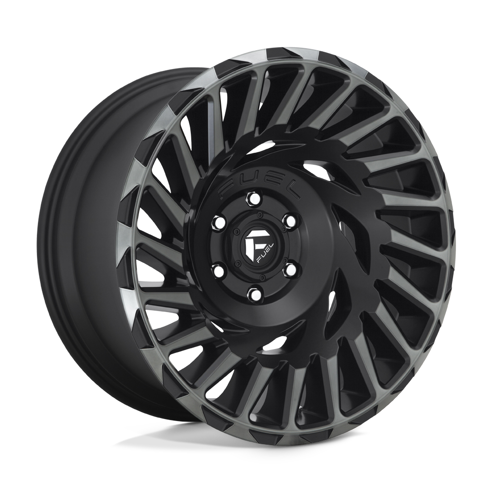 20x10 Fuel D683 CYCLONE MATTE MACHINED DOUBLE DARK TINT Wheel 6x5.5 (-18mm)