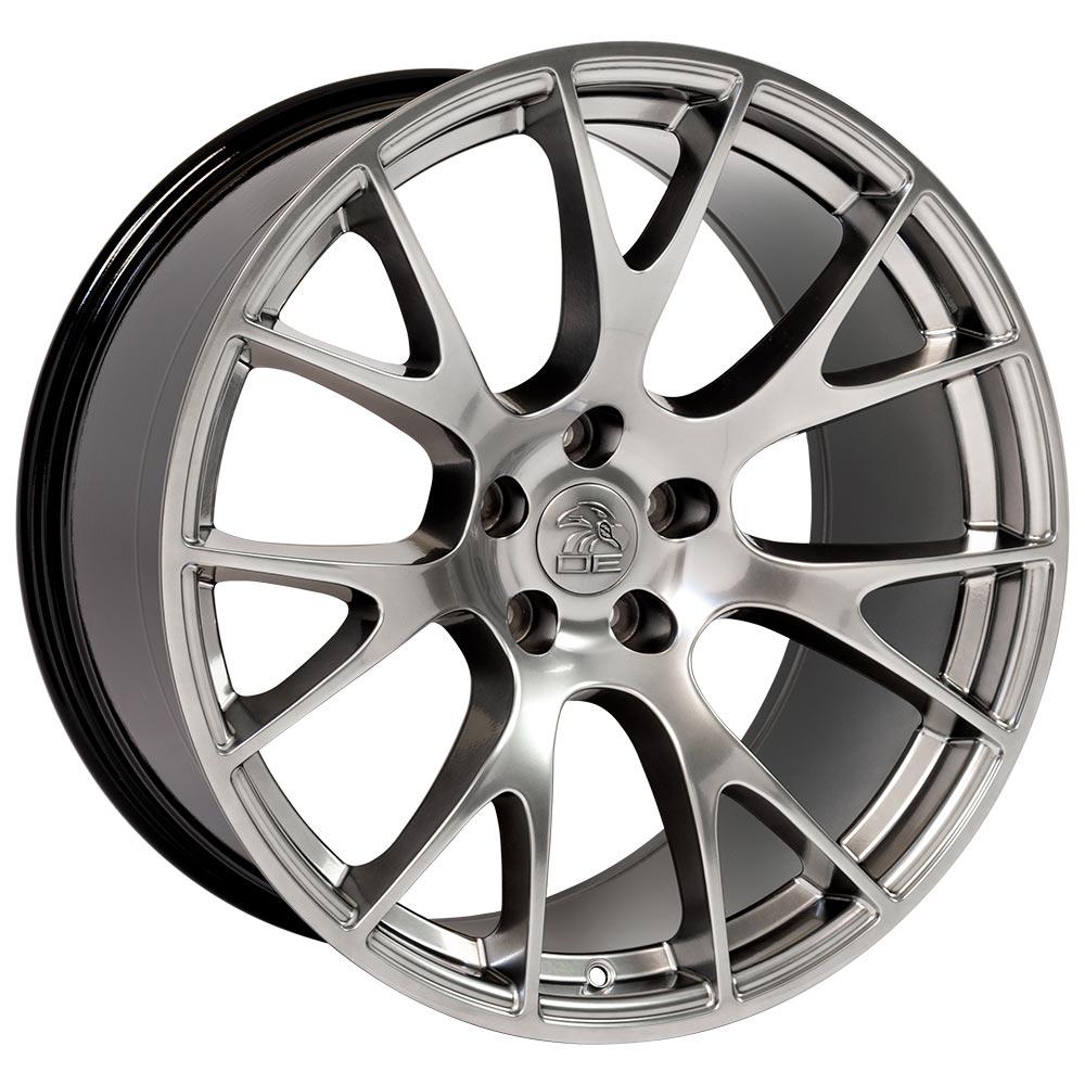 20x10 OE Wheels DG15 Hyper Black Wheel 5x115 (18mm)