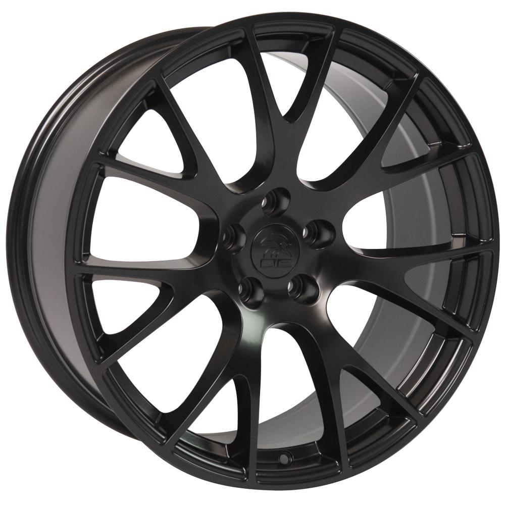 22x9 OE Wheels DG15 Satin Black Wheel 5x115 (18mm)