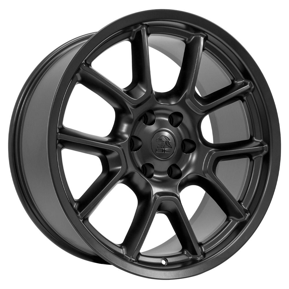 22x9.5 OE Wheels DG21 Satin Black Wheel 6x5.5 (9mm)