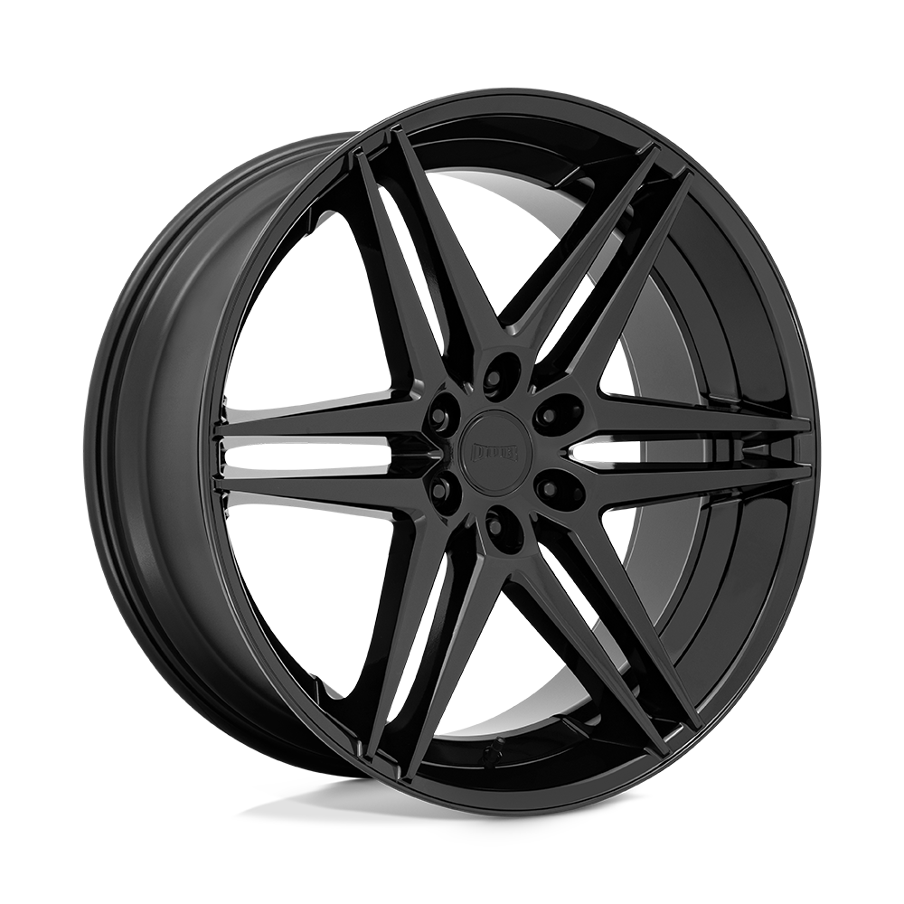24x10 DUB S268 DIRTY DOG All Glossy Black Wheel 6x135 (30mm)