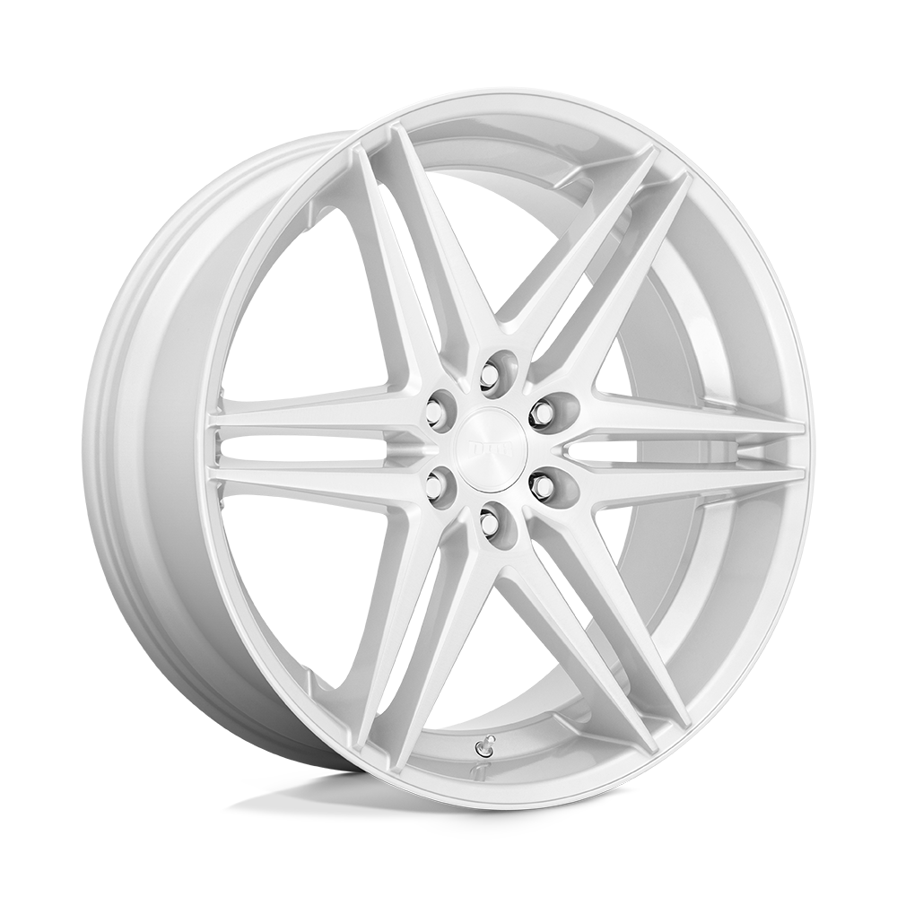 24x10 Dub S270 Dirty Dog Silver With Brushed Face Wheel 6x135 (30mm)
