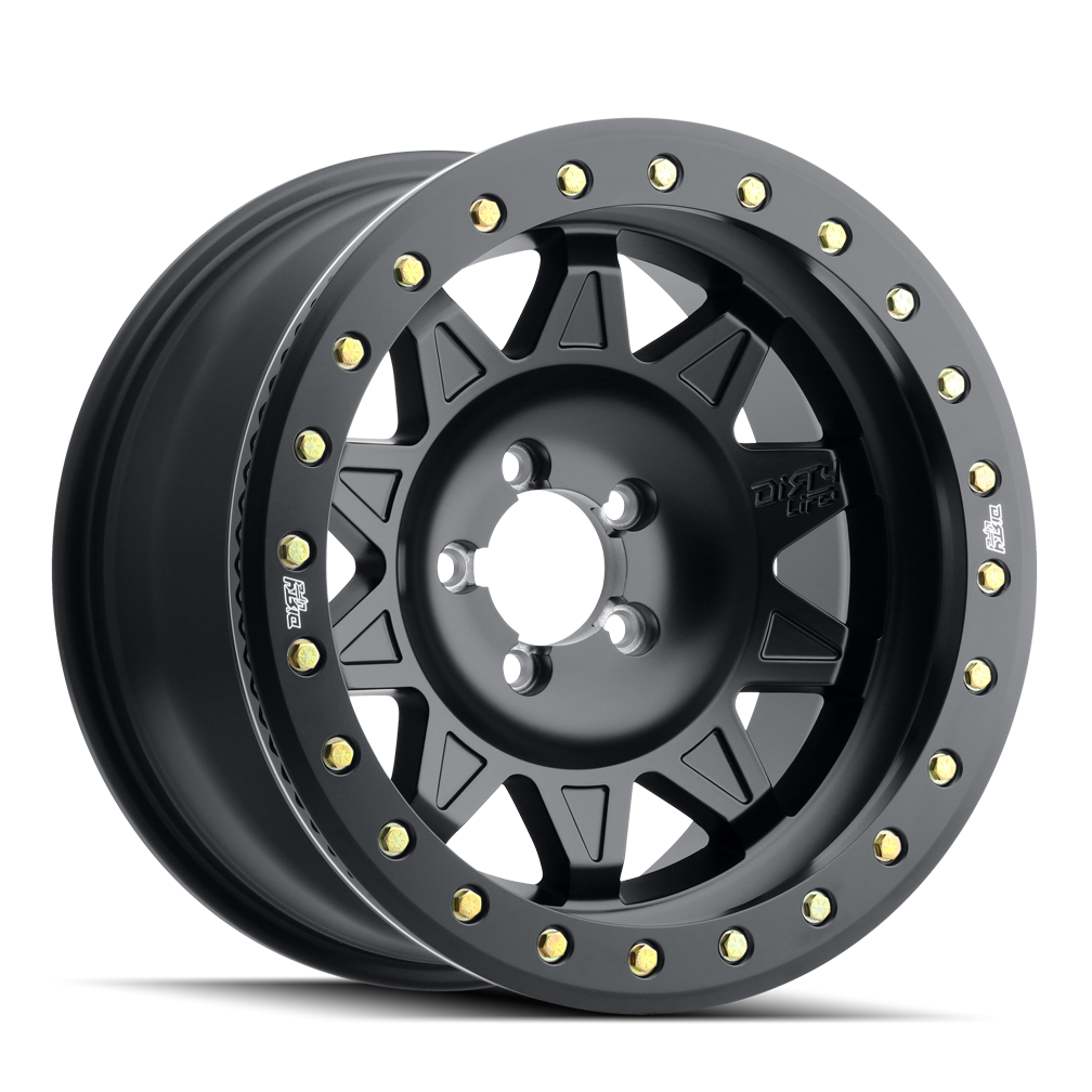 15x7 Dirty Life Roadkill Matte Black Wheel BLANK (13mm)
