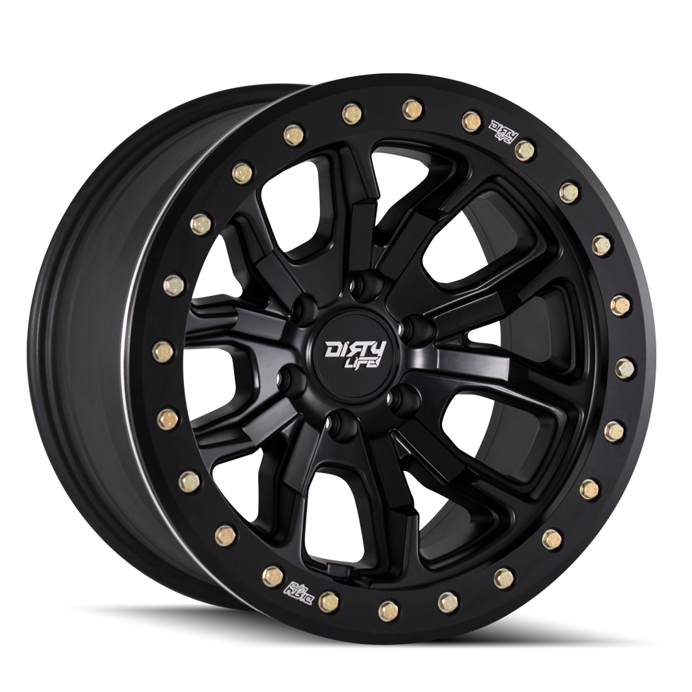 17x9 Dirty Life DT-1 Matte Black Wheel 5x5 (-12mm)