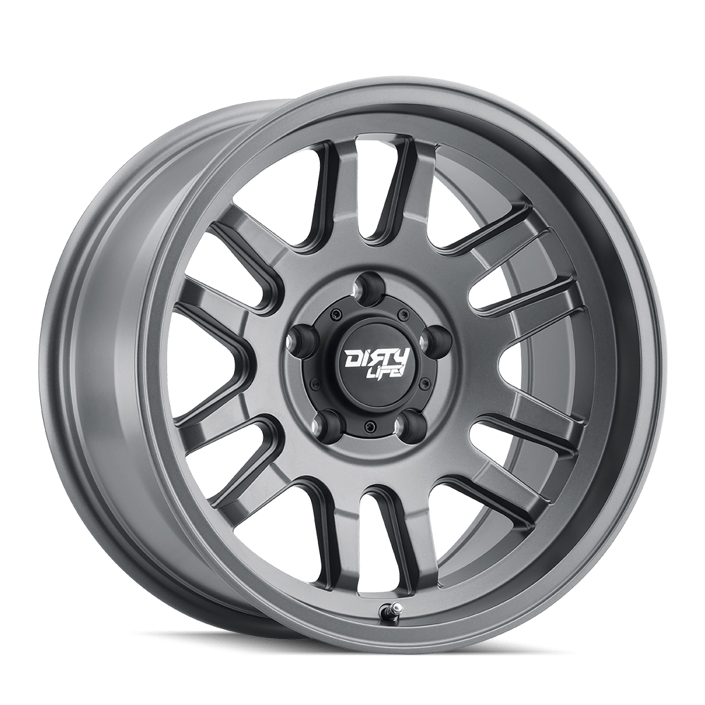17x9 Dirty Life Canyon Satin Graphite Wheel 5x5 (-12mm)
