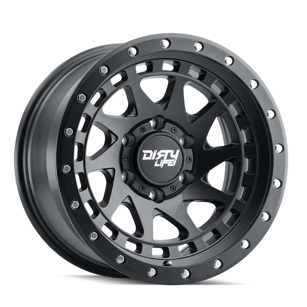 17x9 Dirty Life ENIGMA Pro Matte Black Wheel 8x170 (-12mm)