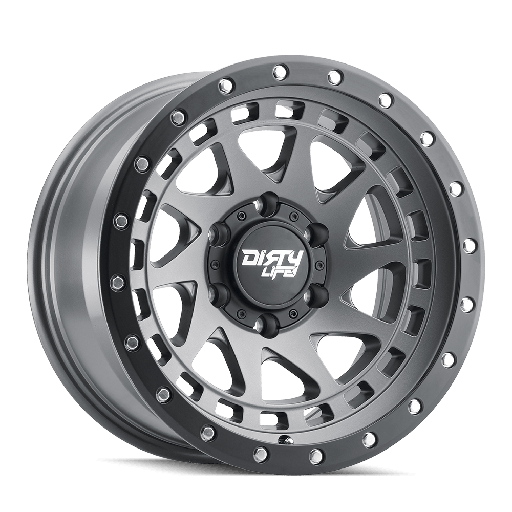 17x9 Dirty Life ENIGMA Pro Satin Graphite Wheel 5x5 (-12mm)