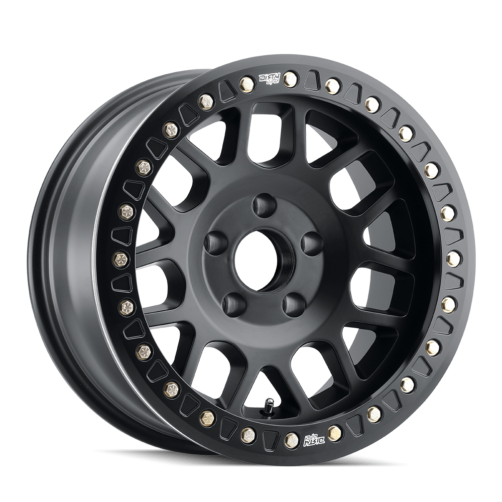 17x9 Dirty Life Mesa Race Matte Black Wheel 6x5.5 (-12mm)
