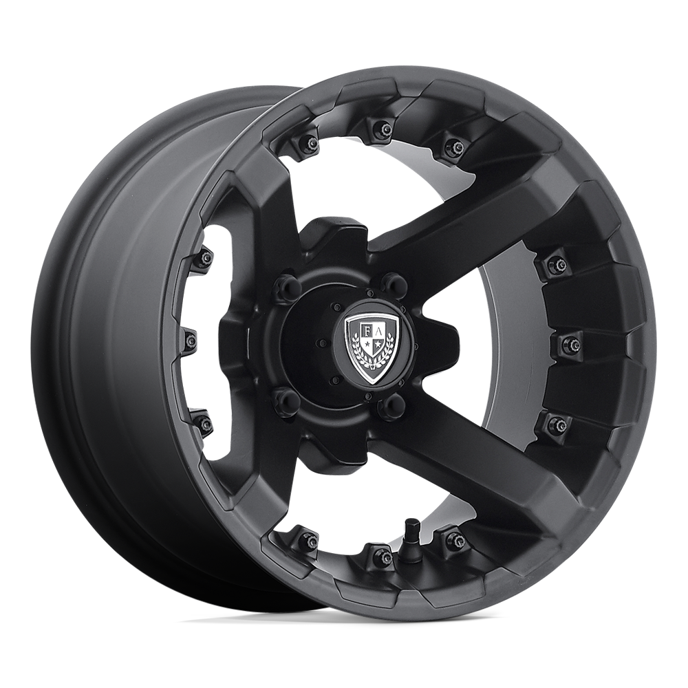 12x7 Fairway Alloys FA138 BATTLE Matte Black Wheel 4x101.6/4x4 (-47mm)