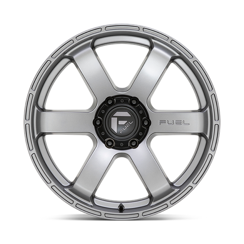 20x9 Fuel D767 RUSH Matte Gun Metal Wheel 6x5.5 (1mm)