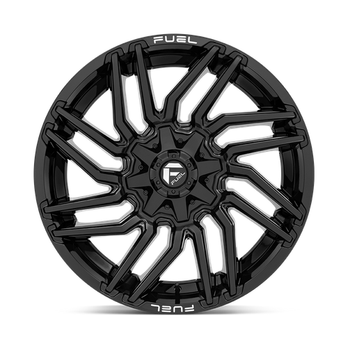 22x10 Fuel D776 TYPHOON Gloss Black Wheel 8x6.5 (-18mm)
