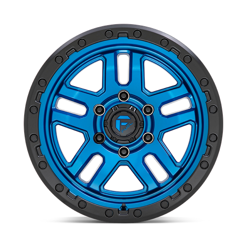 17x9 Fuel D790 AMMO Blue With Black Lip Wheel 6x5.5 (-12mm)