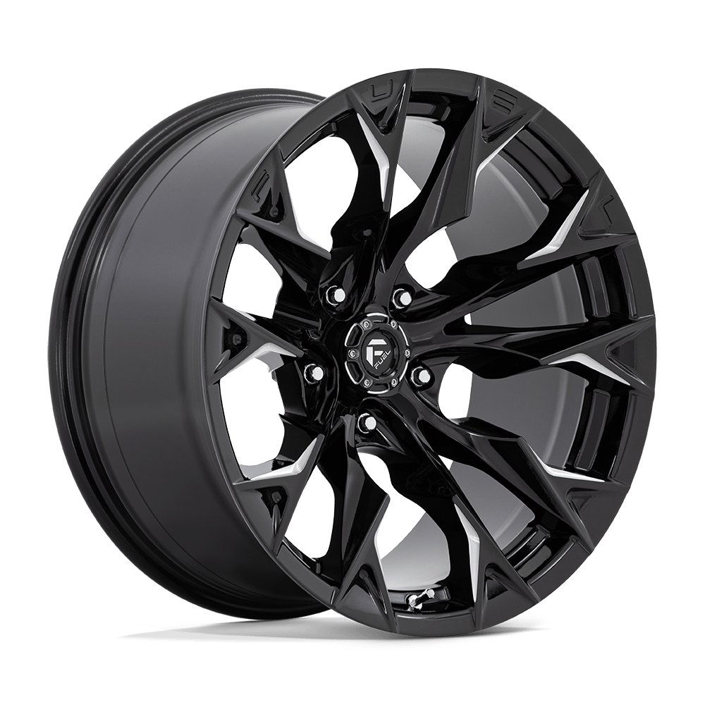 20x10 Fuel D803 Flame Gloss Black Milled Wheel 5x5.5 (-18mm)
