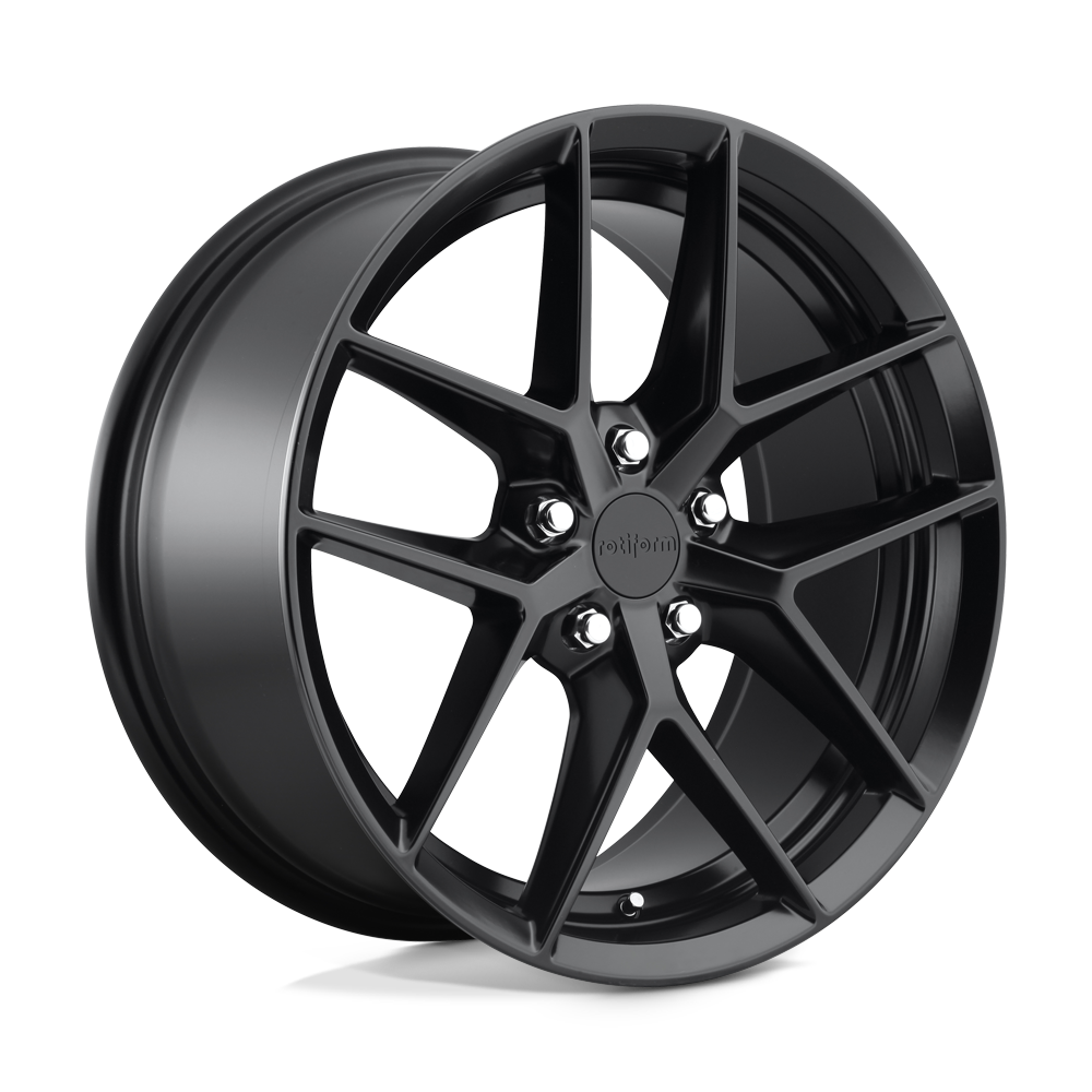 19x8.5 Rotiform R134 FLG MATTE BLACK Wheel 5x112 (45mm)