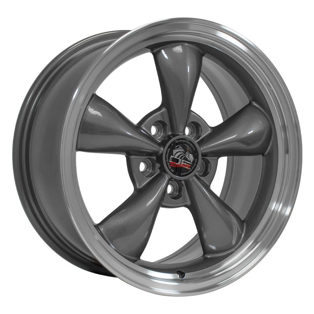 17x8 OE Wheels FR01 Anthracite with Machined Lip Wheel 5x4.5 (29.5mm)