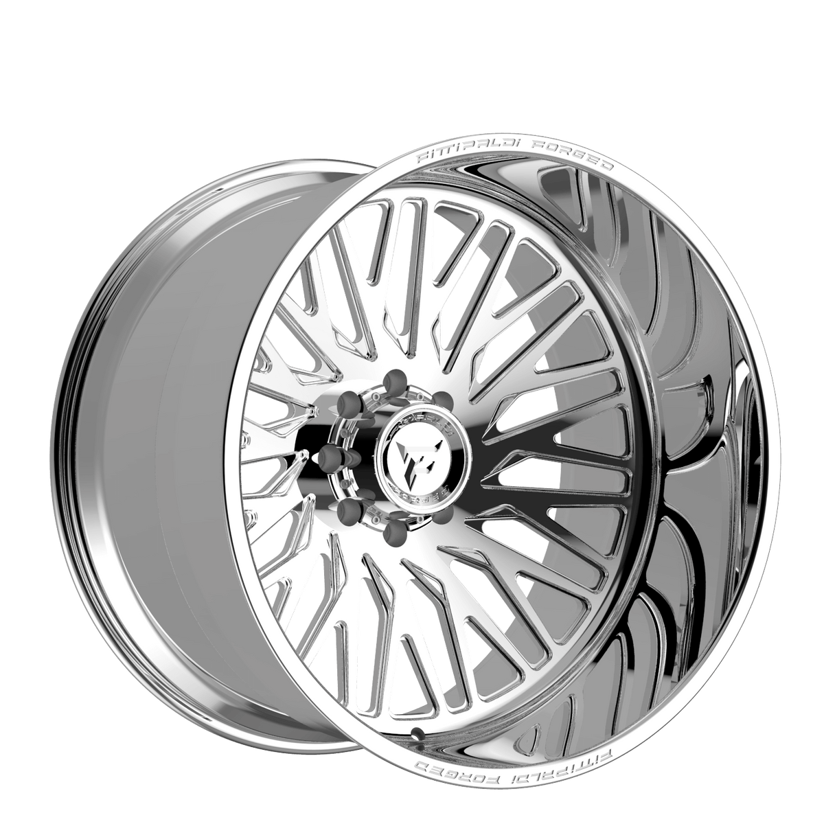 24x12 Fittipaldi Offroad FTF500P Polished RIGHT DIRECTIONAL Wheel 8x180 (-44mm)