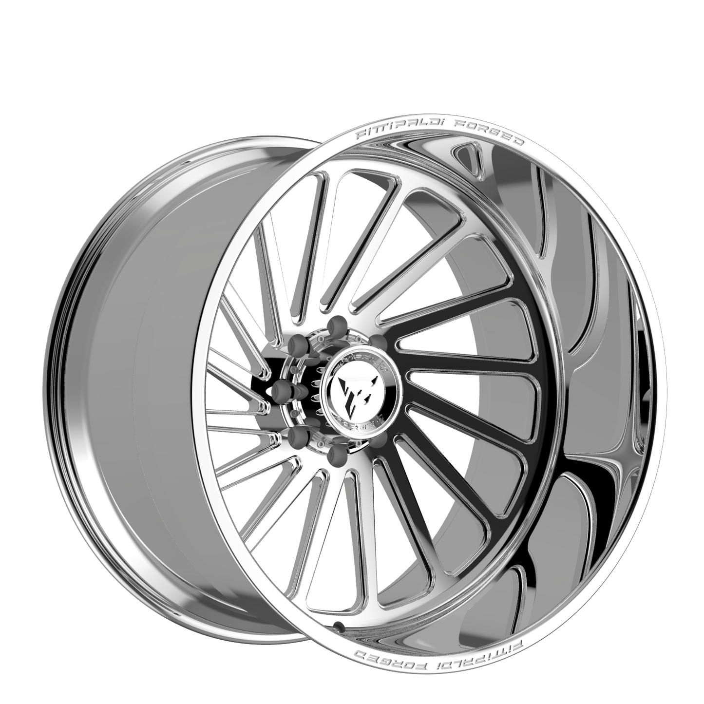24x12 Fittipaldi Offroad FTF503P Polished RIGHT DIRECTIONAL Wheel 8x170 (-44mm)
