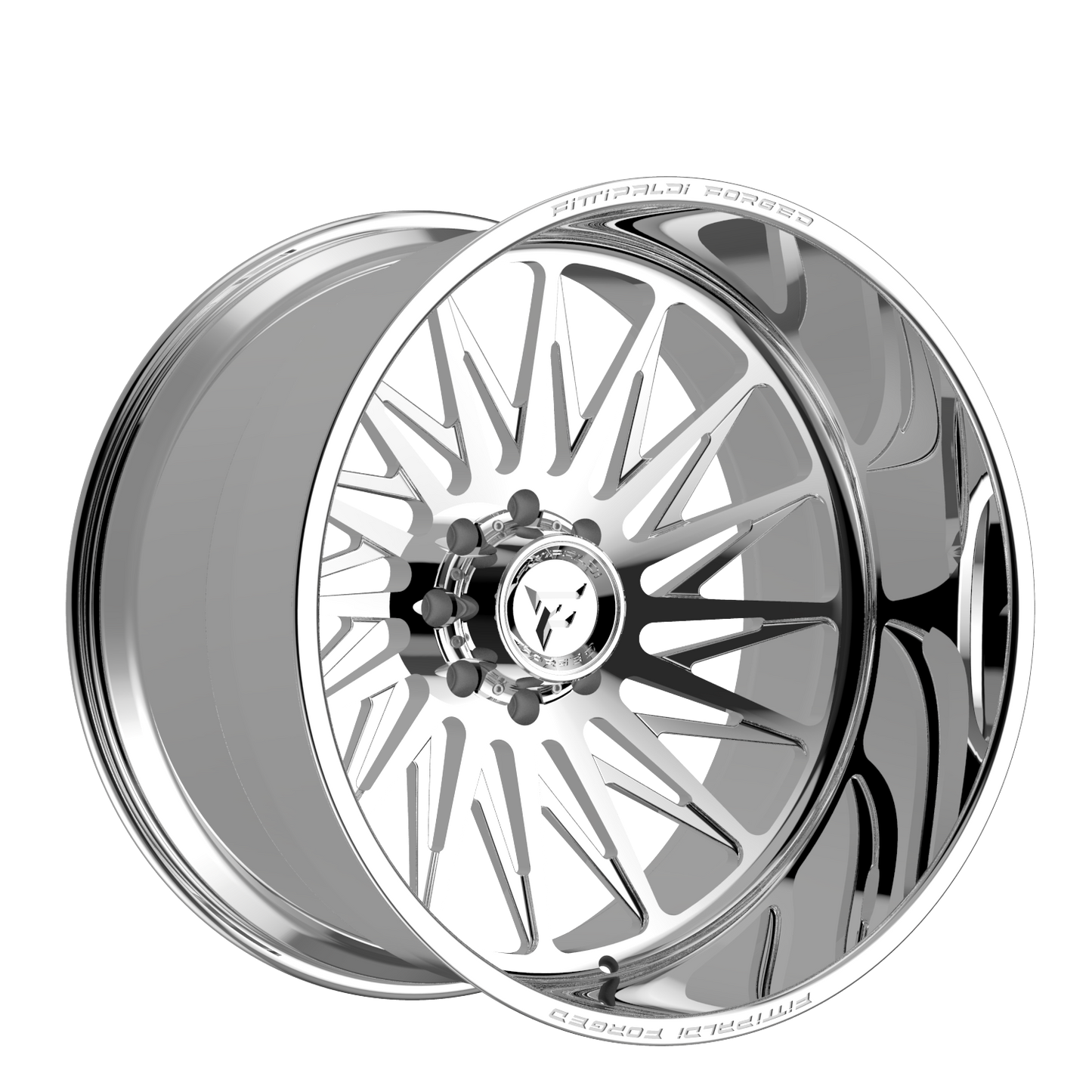 24x12 Fittipaldi Offroad FTF506P Polished RIGHT DIRECTIONAL Wheel 8x6.5 (-44mm)