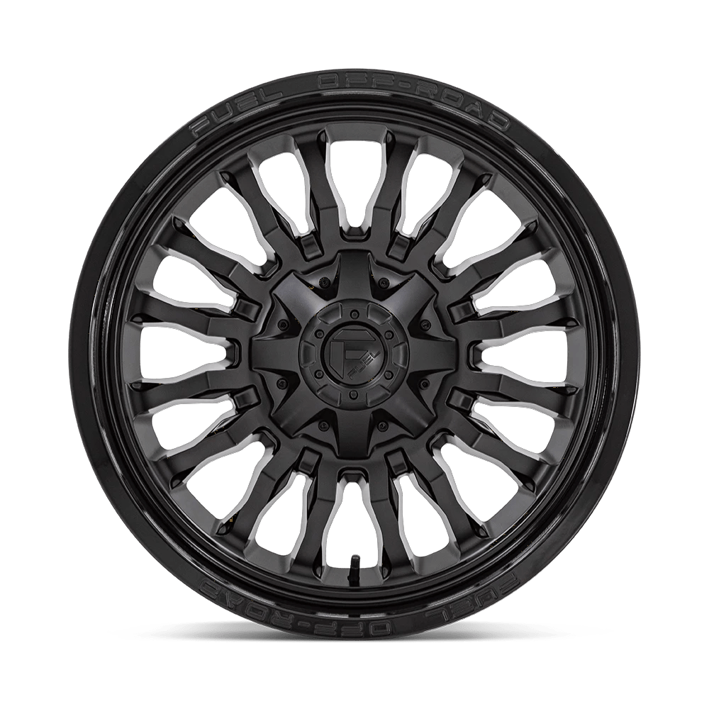 20x10 Fuel D796 Arc Matte Black Gloss Black Lip Wheel 5x5/5x5.5 (-18mm)