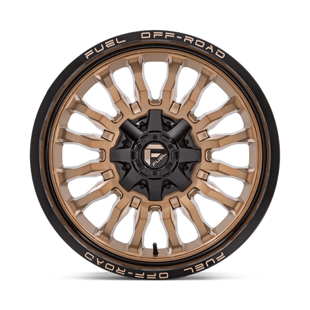 20x9 Fuel D797 Arc Platinum Bronze W/ Black Lip Wheel 6x135/6x5.5 (1mm)