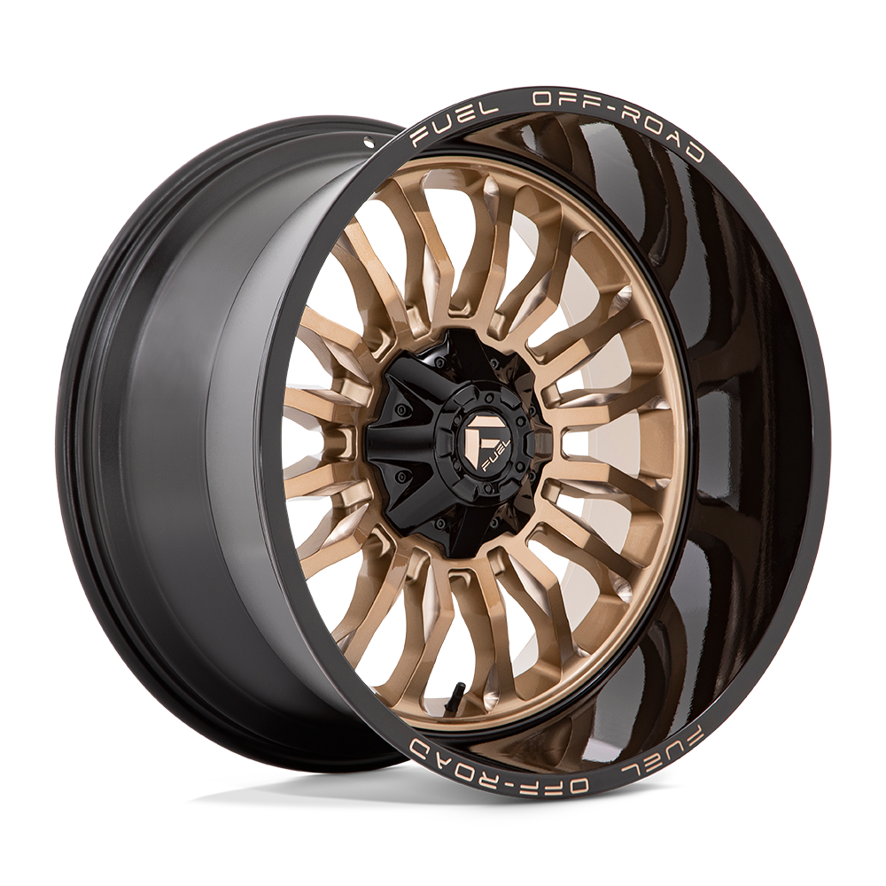 22x12 Fuel D797 Arc Platinum Bronze Black Lip Wheel 5x4.5/5x5 (-44mm)