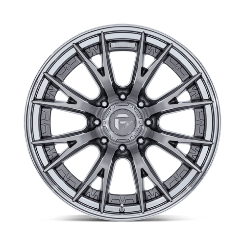20x10 Fuel Off-Road FC402 Catalyst Platinum With Chrome Lip Wheel 8x170 (-18mm)