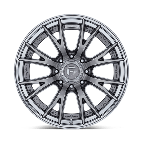 20x9 Fuel Off-Road FC402 Catalyst Platinum With Chrome Lip Wheel 8x170 (1mm)