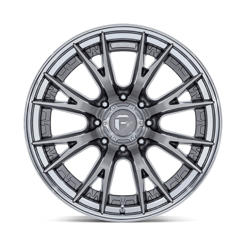 24x12 Fuel Off-Road FC402 Catalyst Platinum With Chrome Lip Wheel 8x6.5 (-44mm)