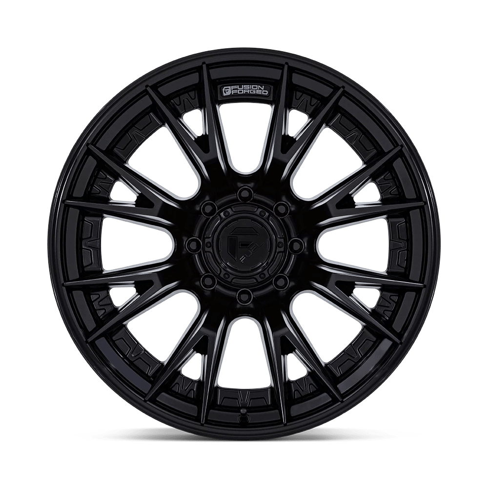 22x12 Fuel FC402 Catalyst Matte Black W/ Gloss Black Lip Wheel 8x180 (-44mm)