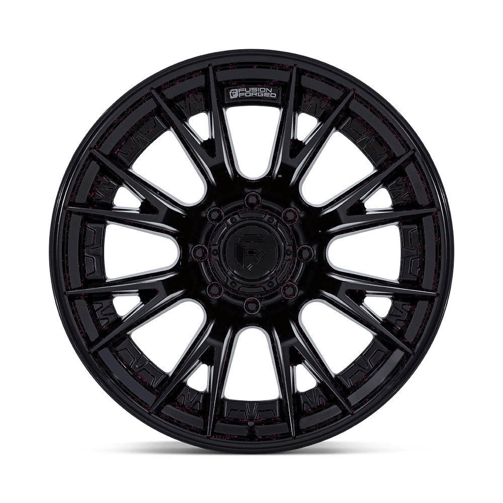 22x12 Fuel FC402 Catalyst Matte Black W/ Gloss Black Lip Wheel 8x180 (-44mm)