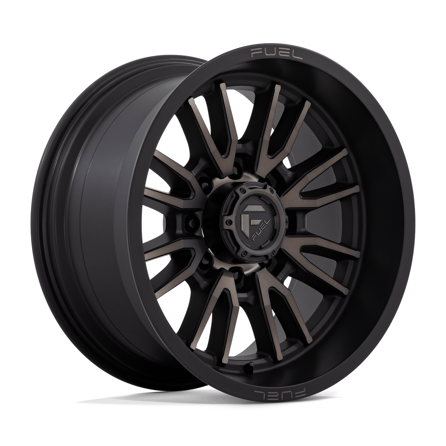 20x10 Fuel D762 Clash Matte Black Double Dark Tint Wheel 8x170 (-18mm)