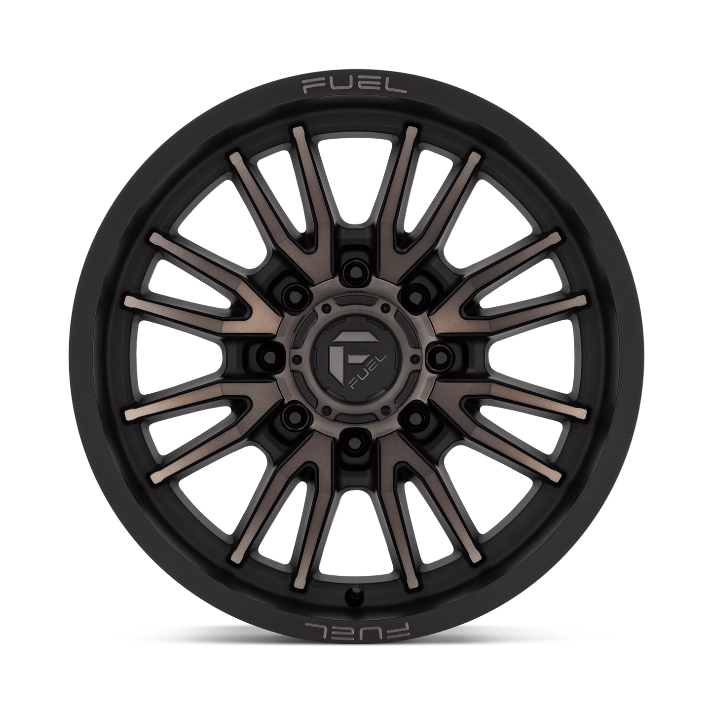 20x9 Fuel D762 Clash Matte Black Double Dark Tint Wheel 8x180 (20mm)