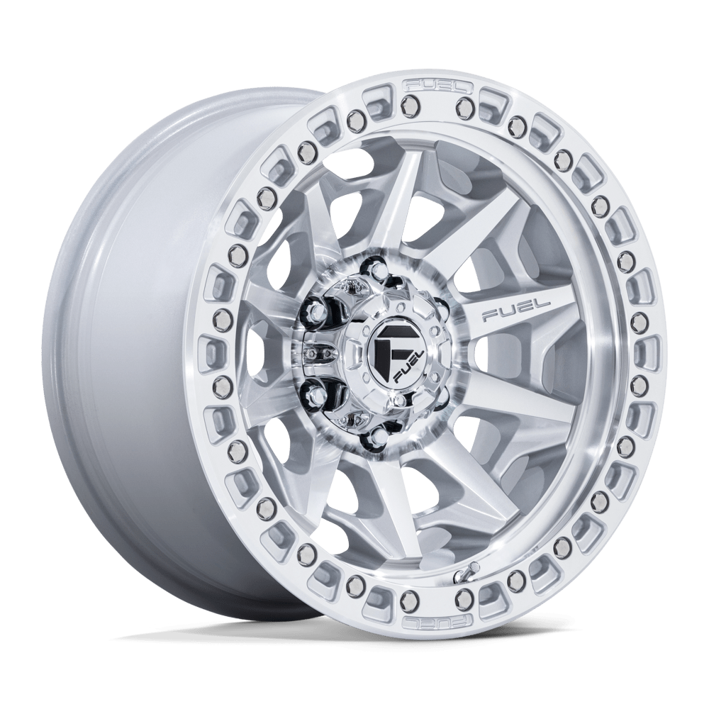 20x10 Fuel Off-Road D883 Covert Silver W/ Machined Face Wheel 5x5 (-18mm)
