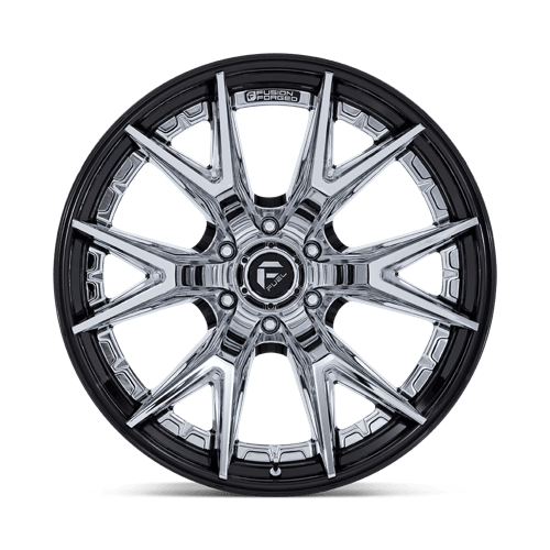 20x9 Fuel FC402 Catalyst Chrome W/ Gloss Black Lip FORGED Wheel 6x5.5 (01mm)