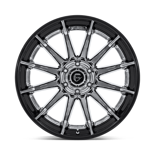 22x12 Fuel FC403 Burn Chrome W/ Gloss Black Lip FORGED Wheel 6x5.5 (-44mm)