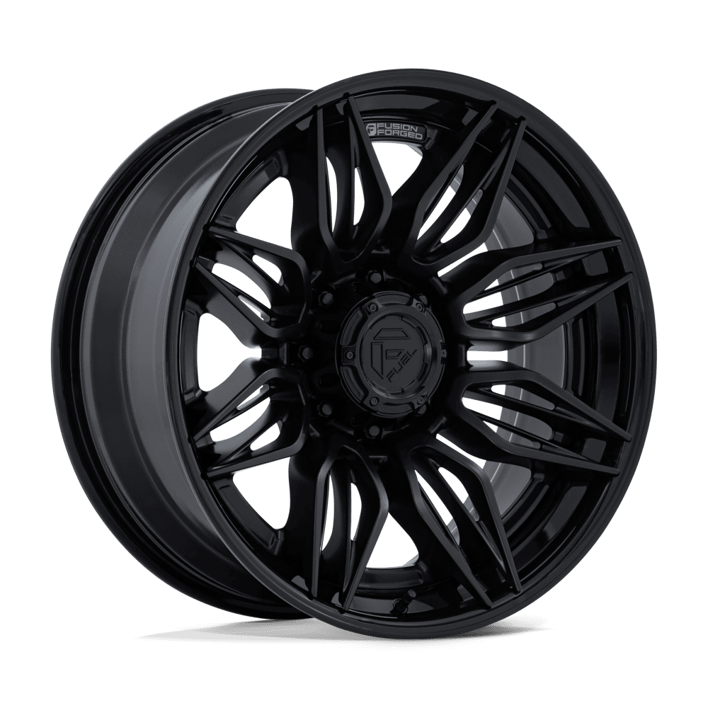 20x9 Fuel Off-Road FC404 Mutiny Matte Black W/ Gloss Black Lip Wheel 8x180 (1mm)