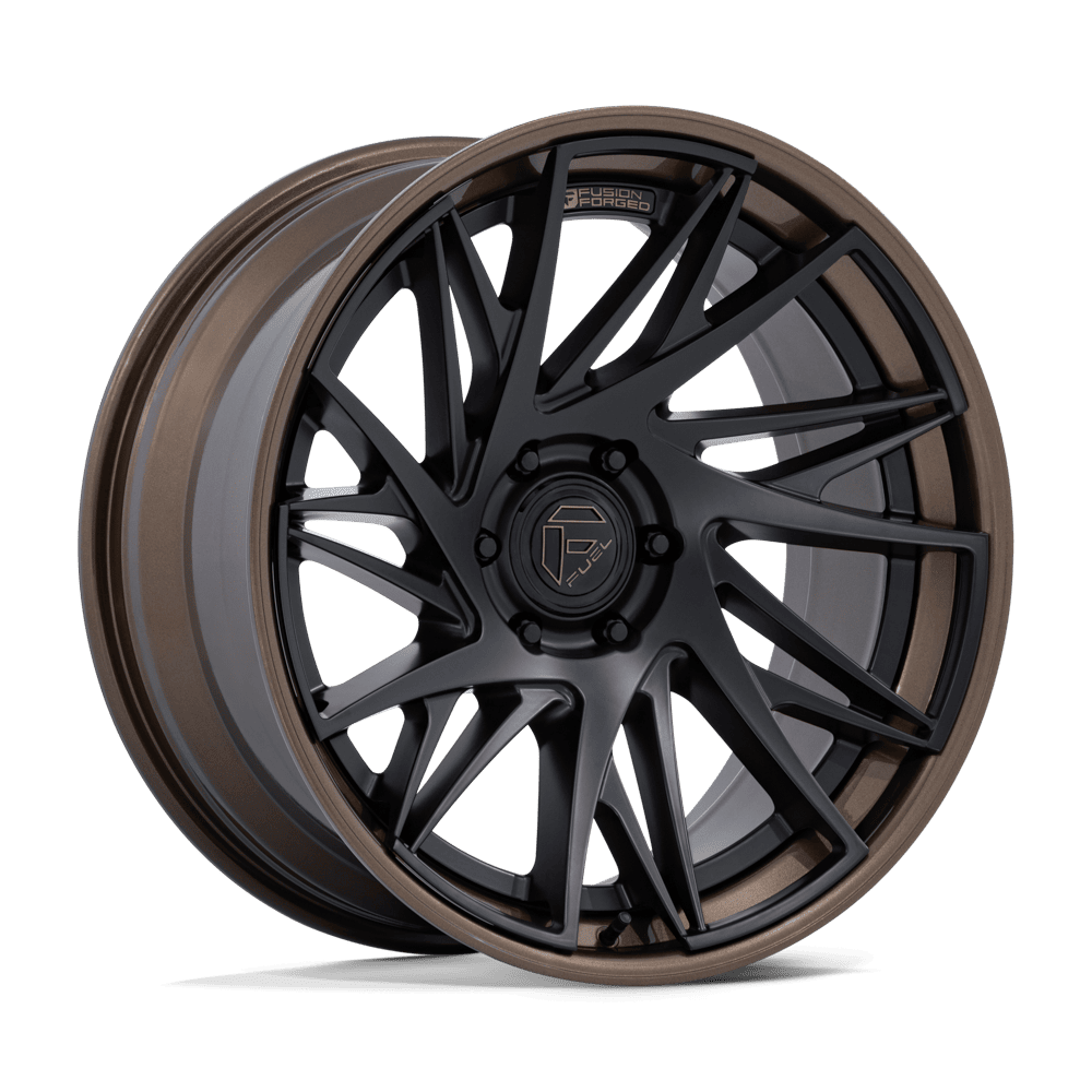 20x9 Fuel FC405 Dynamo Matte Black W/ Gloss Bronze Lip Wheel 6x5.5 (1mm)