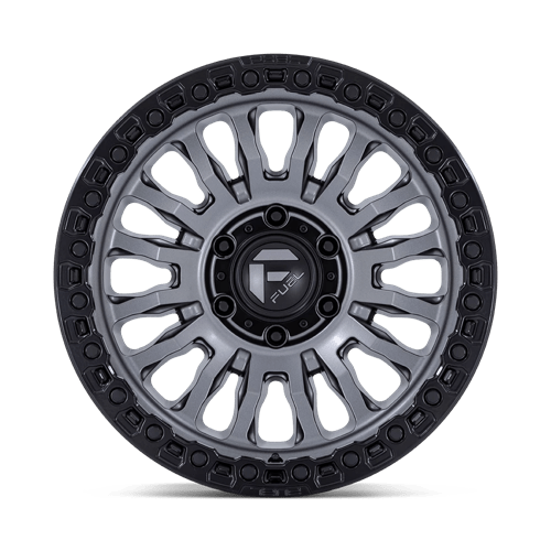17x9 Fuel Off-Road FC857 Rincon Matte Gunmetal With Black Lip Wheel 8x6.5 (1mm)