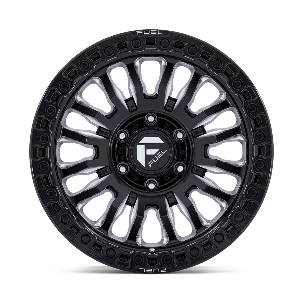 17x8.5 Fuel FC857 Rincon Gloss Black Milled Wheel 5x5 (-1mm)
