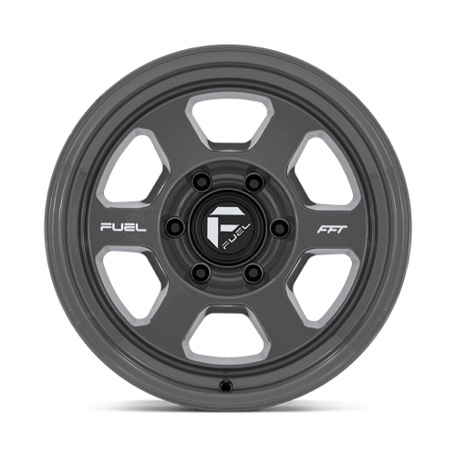 17x8.5 Fuel Off-Road FC860 Hype Battleship Gray Wheel 6x4.5 (-10mm)
