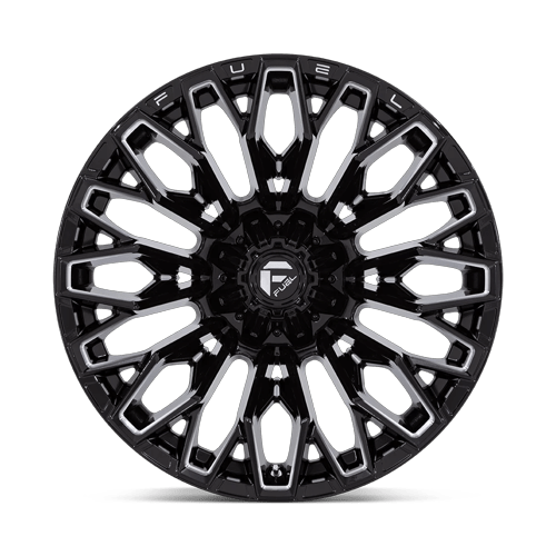 22x12 Fuel Off-Road FC865 Strike Gloss Black Milled Wheel 8x180 (-44mm)