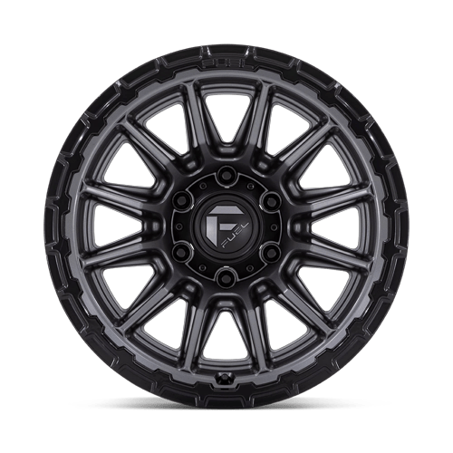 17x9 Fuel Off-Road FC866 Piston Matte Gunmetal W/ Gloss Black Wheel 6x5.5 (1mm)