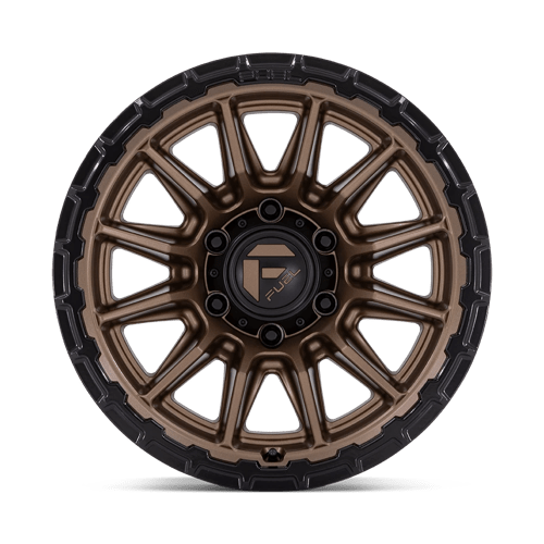 17x9 Fuel Off-Road FC866 Piston Matte Bronze W/ Gloss Black Wheel 6x5.5 (-12mm)