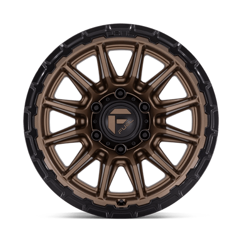17x9 Fuel Off-Road FC866 Piston Matte Bronze W/ Gloss Black Wheel 5x5 (-12mm)