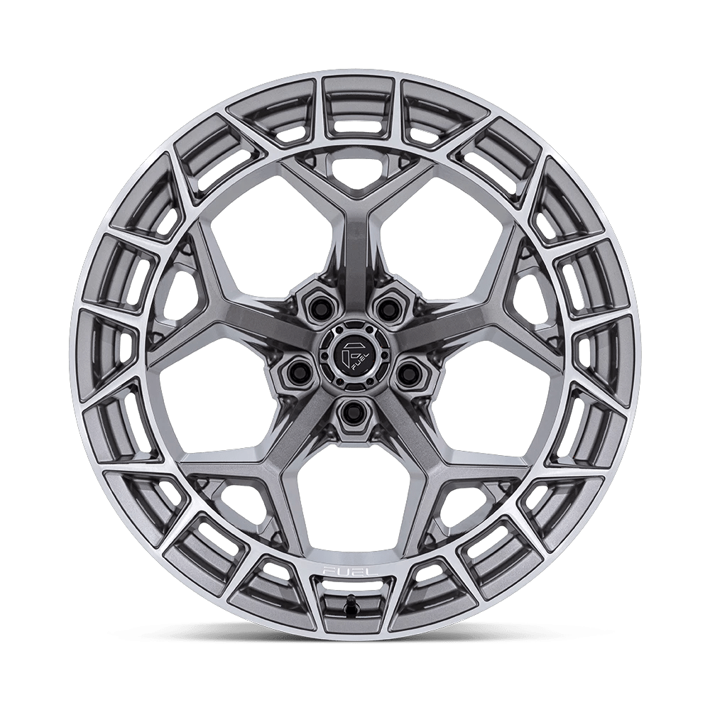 20x9 Fuel FC873 Charger Platinum Wheel 5x5 (1mm)