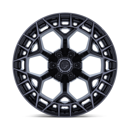 17x9 Fuel FC873 Charger Gloss Black Brushed Face Dark Tint Wheel 6x5.5 (1mm)