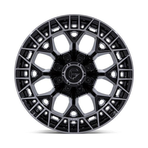 20x9 Fuel FC873 Charger Gloss Black Brushed Face Dark Tint Wheel 8x6.5 (1mm)
